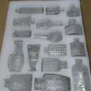 Glass Bud Vases Set of 16 - Assorted Small Mini Glass Vases for Flowers, Crystal Vintage Vase Set, Bulk Centerpieces for Table Dcor, Wedding, Home and Events (Clear, 16 Pcs)