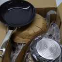 BEZIA Induction Cookware Set 15-Piece, Pots and Pans Set Non Stick with Ceramic Coating, Induction Pots Set with Stainless Steel Handles  Lids, Oven Safe, Compatible with All Stoves