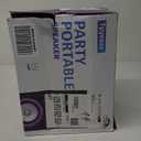 Bluetooth Speakers, 80W(Peak) Wireless TWS Portable Bluetooth Speaker, Beat-Driven Lights, 100dB Loud Stereo Speaker with BassUp, Speakers with Subwoofer for Outdoor, Party, Camping (Deep Black)