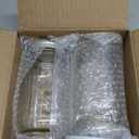 Wide Mouth Mason Jars 32 oz  2 Pack Quart Size Jars with Airtight Lids and Bands & White Plastic Lid, Ideal for Meal Prep, Canning, Fermenting and DIY Projects, Microwave & Dishwasher Safe.