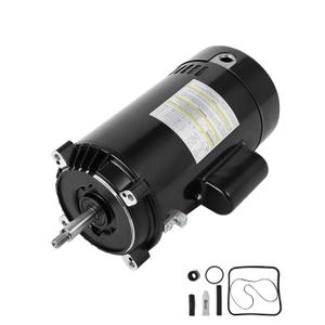 UST1202 2HP Pool Pump Motor Replacement, 115/230V Round Flange, Compatible With Hayward/A.O. Smith/Century 56J Frame Pumps, Includes Seal Kit & O-Rings (SP2615X20)