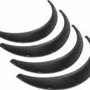 4Pcs 3.5 inch/89cm Universal Flexible Car Fender Flares Extra Wide Body Wheel Arches Black (Front:890*350 Rear:890*350)