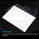 MECCANIXITY Acrylic Display Case Box Clear Dustproof Protection Showcase 10x10x4 Inch for Collectibles Display