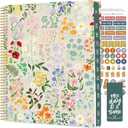 bloom daily planners 2026-2027 Planner (8.5 x 11") 13 Month Academic Year Organizer (July 2026 - July 2027) - Weekly & Monthly Agenda Book with Stickers & Tabs - Garden Party, Beige