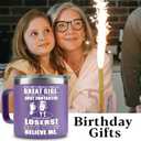 3 x Gigi Gifts for Grandma - Gigi Gifts, Best Gigi Gifts - Gigi Birthday Gifts - Gifts for Gigi From Granddaughter, Grandson for Birthday, Mothers Day, Christmas - 14oz Gigi Coffee Mug Purple