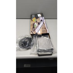 Masthome Mandoline Food Slicer Adjustable Thickness for Cheese Fruits Vegetables Stainless Steel Food Cutter Slicer Dicer with Extra Brush and Blade Guard for Kitchen