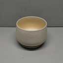 LE TAUCI Ceramic Planter, 10 Inch Plant Pot with Drainage Hole & Saucer  Durable Indoor Planter for Modern Home Decor, Reactive Glaze Beige