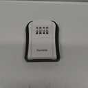 Puroma Key Lock Box, Portable Combination Lockbox Wall-Mounted Key Storage Box for House Keys, Resettable Code Safe Security Lock Box for Home, Office, Apartment Spare Key Storage (1 Pack, Gray)