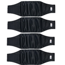 4 Pack Dog Diapers Male Reusable, Premium Belly Bands for Male Dogs, High Absorbing Dog Pee Wraps for Doggie in Incontinence and Training Black M