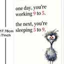 10 x Cute Goodbye Card for Friend Coworker Colleague, Funny Farewell Retirement Gifts for Women Men Him Her, Humor Leaving Job Cards