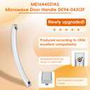 2025 Upgrade ME16A4021AS Microwave Door Handle, Replaces for Samsung DE94-04313F Handle, DE94-04313F Microwave Door Handle, Same as Samsung OEM Microwave Handle (No Screws)