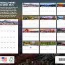 Big Grid National Park Calendar 2026 Monthly Wall Calender 12 Month | American Made In The USA