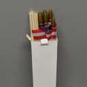 12 Pack Small American Flags on Stick Small US Flags/Mini American Flags for Outside 4x6 Inch American Hand Held Stick Flags with Kid-Safe Spear Top, Patriotic Veterans Day Decorations, 4th of July Decorations