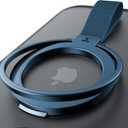 TORRAS 2025 Upgrade (Gen 6.0) Magnetic Phone Grip Holder Kickstand with Braided Strap, Fit for MagSafe Ring Removable, for iPhone 17 16,15, 14, 13 12 Pro/Max Samsung Galaxy, Google, Blue, Ostand Ring