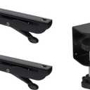 Bitray Desk Extender Clamp Bracket Foldable Bracket Desk Tray Bracket for Desk PC Keyboard Desk Keyboard Tray Black Punch Free Keyboard Tray Clamp Fits 0.5"-2.2" Thick (Small)