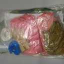 Sweet Baby Co. Baby Shower Decorations for Girl with Pink Balloon Arch Garland Kit, Baby Girl Banner Decor, Eucalyptus Boho Greenery Vine, Light Pink, Peach Blush, Gold, Confetti Balloons