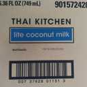 Thai Kitchen Unsweetened Lite Coconut Milk, 25.36 fl oz (Pack of 6) BBD 04/08/2026