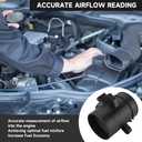 Mass Air Flow Sensor Meter Sensor MAF Sensor - Compatible for Chevrolet Express 1500/2500/3500 2003-2015 for GMC Savana 1500/2500/3500 2003-2015 - Replace Part 15926193