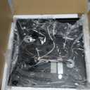 Hamilyeah Farmhouse Flush Mount Ceiling Light Fixture Set of 2, Kitchen Light Fixture Ceiling Mount, Hallway Ceiling Light Black, Simple Close to Ceiling Light Outdoor for Porch, Patio