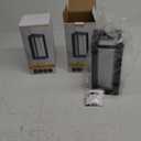 ledmo Outdoor Wall Light 1800Lm Modern Outdoor Porch Light 3000K Bright Lighting Black Exterior Lighting Fixture Waterproof Christmas Fixture for House,Patio,Garage,Backyard,Hallway, Pack of 2