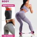 Resistance Bands Set  Resistance Band and Adjustable Ankle Exercise Bands with Cuffs Great Equipment for Training (Pink)