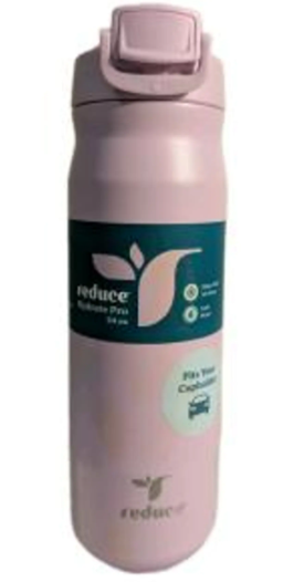 Reduce Stainless Steel Hydro Pro Bottle w/Nonslip Rubber Base Lavender/Purple, 24oz)