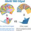 hapray Origami Kit for Kids Ages 5-8 8-12, with Guiding Book, 152 Paper with 72 Patterns, DIY Art and Craft Projects, Beginners Children's Day Gift Boy Girl, 14 Cm X 14 Cm