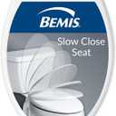 Bemis Slow Close Elongated Toilet Seat, Easy Clean Hinges, White
Soft close lid never slams, quick-release hinges for deep cleaning, durable plastic, fits all elongated toilets, 7300SLEC