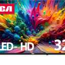 RCA 32-Inch HD Smart Google TV, Frameless LED Display with HDR10, Wi-Fi and Bluetooth, Google Assistant Built-in, Compatible with Alexa