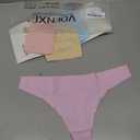 voenxe Seamless Women Underwear Thongs,No Show Ladies Thong,No Line Workout Breathable Comfortable Panties,Soft Undies,5-Pack (Medium)