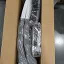 COLAMY Button Tufted Dining Chairs Set of 4, Parsons Upholstered Fabric Pack of 2 Dining Room Chairs Kitchen Chairs with Wood Legs and Padded Seat, Dark Grey