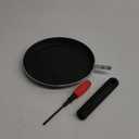 Crepe Pan, Dosa Pan, 8.7 inch Nonstick Crepe Pan, Dosa Tawa Tortilla Pan, Induction Compatible (Green)