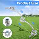 FUSCH Fuel Overflow Pipe Assembly Compatible with Kubota D722 D782, Fuel Return line Replace# 15862-42502, Fuel Injector Over Flow Pipe for B7300 BX1800 G1700 G1800 G1900 GL11000 K008 U10 U15 ZD1011