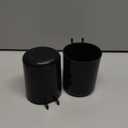 JSP Manufacturing Plastic Pegboard 3 inch Hanging Cup Hook Storage Organizer Crafts/Office or Art Supplies/Tools Organizing Peg Board Accessories - Multi-Colors Multi-Quantity Packs (2 Pack, Black)