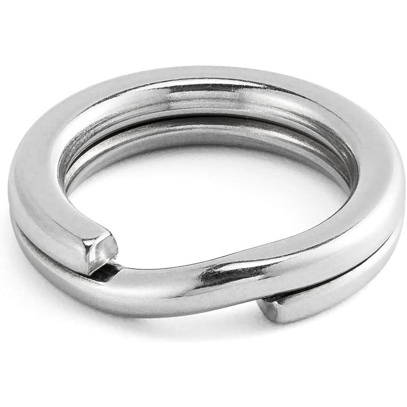 Alwonder 100-Pack Fishing Split Rings Stainless Steel Lure Rings, 9 ...