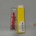 Slim Leather Band Compatible for Apple Watch 38mm 40mm 41mm 42mm Series 10, Slim Thin Elegant Top Grain Genuine Leather Strap Compatible for iWatch Series 10 9 8 7 6 5 4 3 2 1 SE Women (Red)