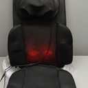 Shiatsu Neck and Back Massager with Heat, 4D Kneading Back Massager for Pain Relief Deep Tissue, Comfortable Back Massage for Chair, Massage Mat for Home Office, Gifts for Christmas Women Men Parents (Black)