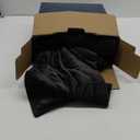 Fredsure Distressed Velvet Quilt Set, 3 Pieces Black Queen, Distressed Velvet Face and Brushed Microfiber Reverse with Diamond Quilting