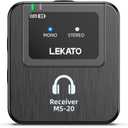 LEKATO Wireless in-Ear Monitor MS-20, 1 Wireless Receiver, 2.4G IEM System, Auto-Pairing, OTG Support, One to More, in-Ear Monitoring for Studio,Live,Singer,Band (1 Receiver)
