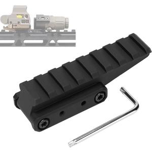 Phoking Optic Riser Mount Picatinny Rail Fast Riser Red Dot Riser for Red Dot Sight Scope Optics (Black)