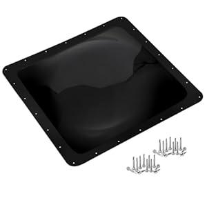 XMK RV Skylight Replacement, 26" x 26" Outer Dome Fit 22" x 22" Openings, RV Skylight Cover Shower Roof Dome for Camper Trailer Fifth Wheel Truck, Impact Resistant