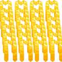 GraduationMall 24 Pieces 72 Inch Plain Graduation Stole Bulk Sublimation Blank Honor Graduation Sash Unisex Adult (Yellow)