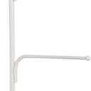 Household Essentials Hinge-It Clutterbuster Valet Family Towel Bar, White