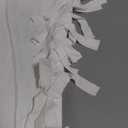 Lrady Women's Elastic Waist Slim Bodycon Side Tassels Long Maxi Pencil Skirts, Extra Large, White 