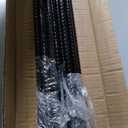 36-Inch Black Basalt Fiber Rebar Rods –  Rebar Stakes Ground Anchors Metal Spikes Heavy Duty 20-Pack 1/2" Diameter Steel Straight Rebar Stakes, 2 Foot Long Ground Stakes for Concrete Form, Landscape, Camping Tent & Trapping