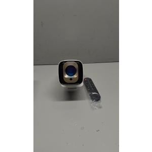 Auto Focus&1080PMagcubic Mini Smart Projector with 4K Support, Portable Projector with Wifi and Bluetooth, 5W Speaker, Built in Apps, Voice Control, Outdoor Movie Projector (White)