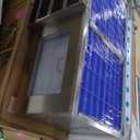 POLIMO Dog Washing Station, LED Professional Stainless Steel Dog Bathing Station 50", Dog Grooming Tub for Large, Medium & Small Dog - with Window, Ramp, Drawer, Floor Grate & Faucet (Left Ramp, 50")