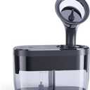 KAUGIC Water Powered Ear Cleaner, Electric Ear Wax Removal Kit, Ear Irrigation Kit with Sewage System and 4 Clean Mode, Safe and Effective Ear Flushing Kit for Adults with 3 Ear Tips - Black