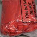 XunYee 13 Pcs Extra Large Christmas Tree Topper Bow Decoration - 32" x 118" Giant Satin Red Tree Topper Bow & Mini Ornaments for Home Winter Holiday Party Decor