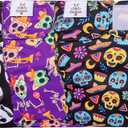 CuteBone Washable Halloween Dog Diapers Female No Tail Hole 3 Pack Reusable Doggie Period Training Pants for Docked-Tail Frenchie French Bulldog Boston Terrier Without Tail WWD09M (Medium)